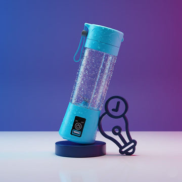 MixGo - Mini Liquidificador Portátil Recarregável - Com 6 Lâminas 🔥