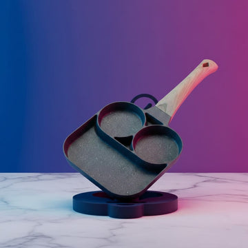 Panela StoneFlame 3 em 1 – Otimize Seu Tempo, Preserve Seu Sabor, Cozinhe com Saúde 🔥