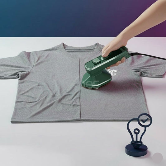 Vapora™ - O Mini Ferro Que Deixa Suas Roupas e Seu Dia Impecáveis 🔥