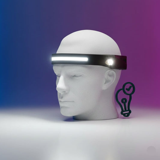 VisionPro - Lanterna de Cabeça com LED 230° e Sensor de Movimento